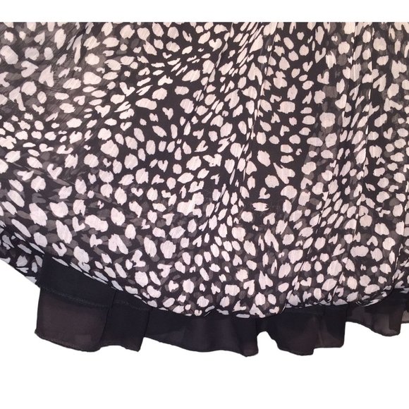 Sans Souci Bubble Bottom Tank Dress with White splotches Pattern - Womens size M - Picture 5 of 7